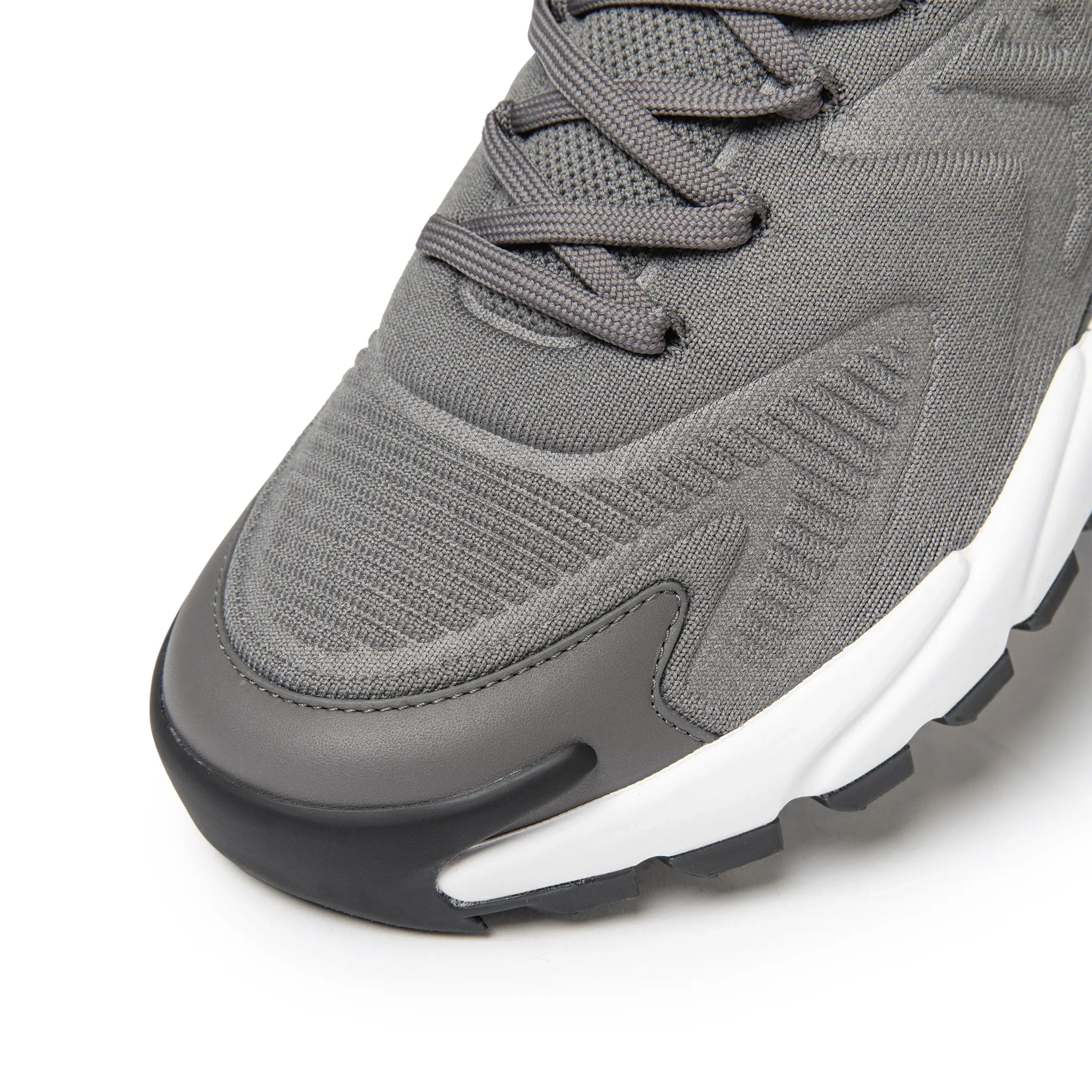 Toe View of Louis Vuitton LV Runner Tatic Grey Sneaker